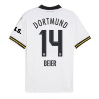 Camisa de Futebol Borussia Dortmund Maximilian Beier #14 Equipamento Alternativo 2024-25 Manga Curta